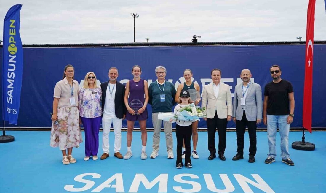 Samsun'da düzenlenen Uluslararası Samsun Open WTA 125, 55 sporcunun katılımıyla