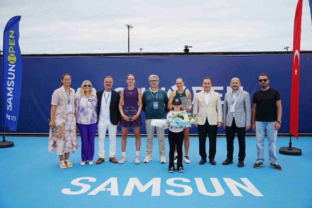 Samsun'da düzenlenen Uluslararası Samsun Open WTA 125, 55 sporcunun katılımıyla