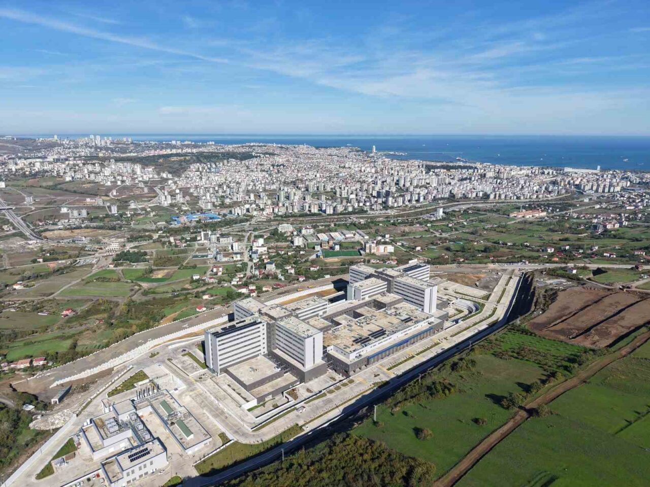 Samsun'da, 1,458 yatak kapasitesine sahip Şehir Hastanesi'nin açılış hazırlıkları sona