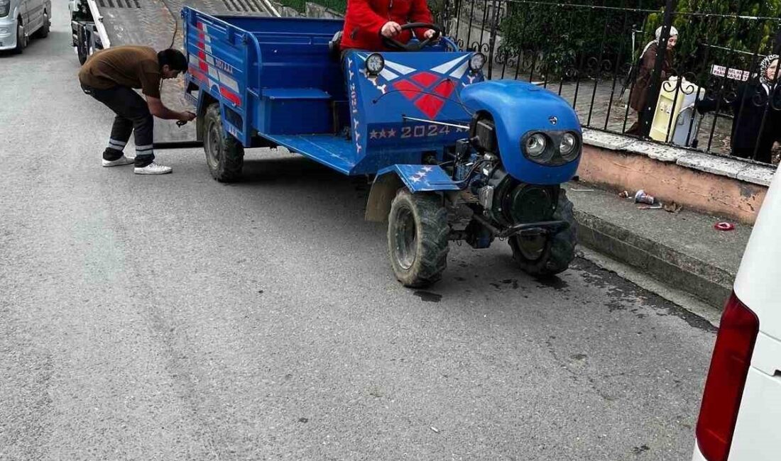 Alaplı İlçe Emniyet Müdürlüğü, Sanayi Çarşısı'nda hatalı park eden araçlara