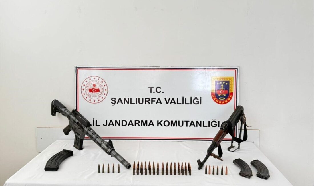 Şanlıurfa'da jandarma, ruhsatsız silahlarla ilgili yürüttüğü operasyonlarda 13 silah ve