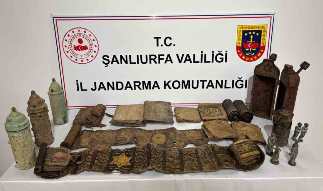 Şanlıurfa İl Jandarma Komutanlığı, Eyyübiye'de düzenlediği operasyonda tarihi eser niteliğinde