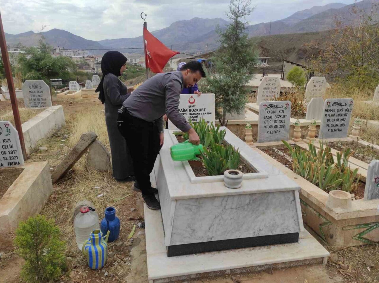 Kuzey Irak'ta şehit düşen piyade uzman çavuş Naim Bozkurt ve