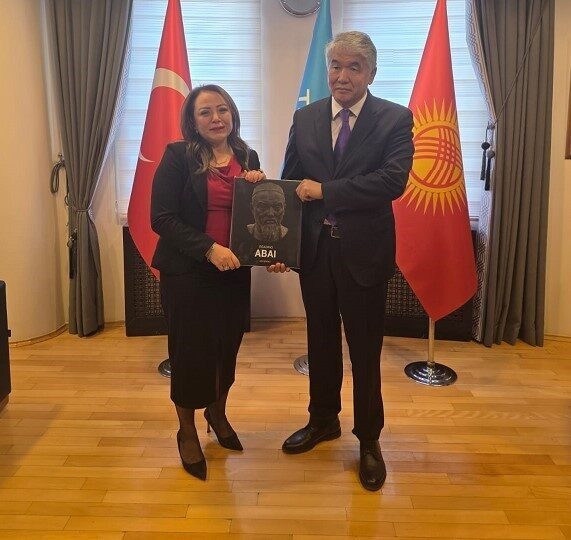 SATKOF Genel Başkanı Prof. Dr. Aysun Bay, Türksoy Genel Sekreteri