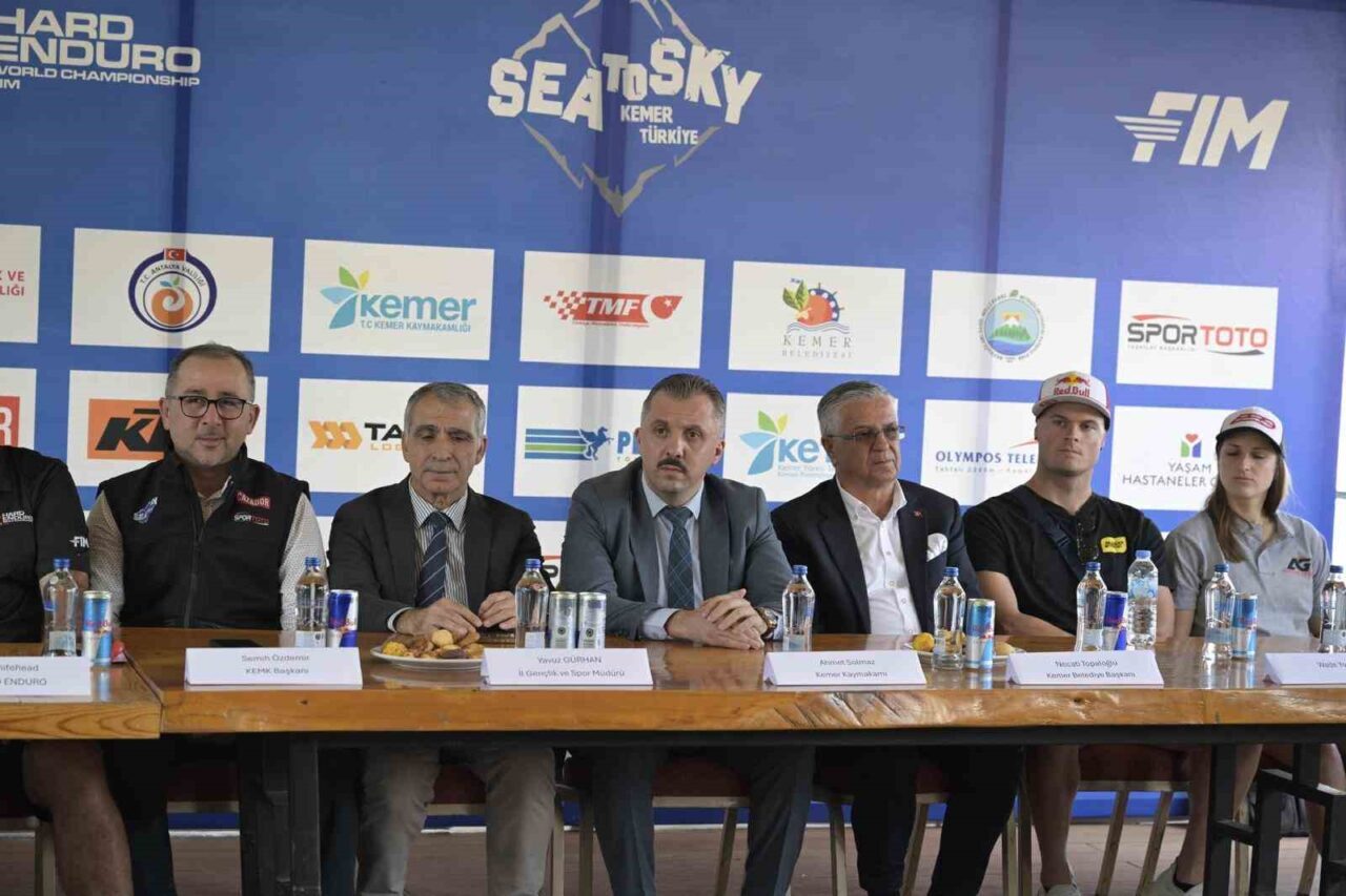 Kemer’de Sea To Sky Enduro Motosiklet Yarışı İçin Basın Toplantısı Düzenlendi