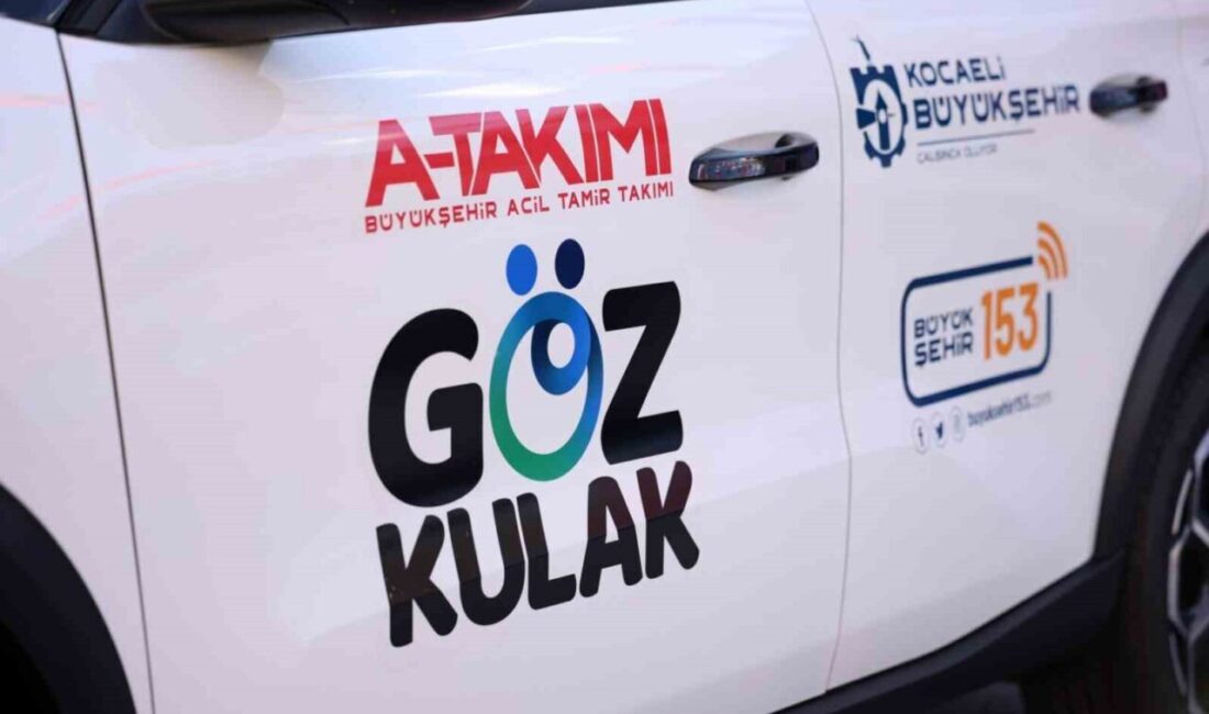 Kocaeli Büyükşehir Belediyesi, mahalle sorunlarını hızlıca çözmek için "Göz Kulak"