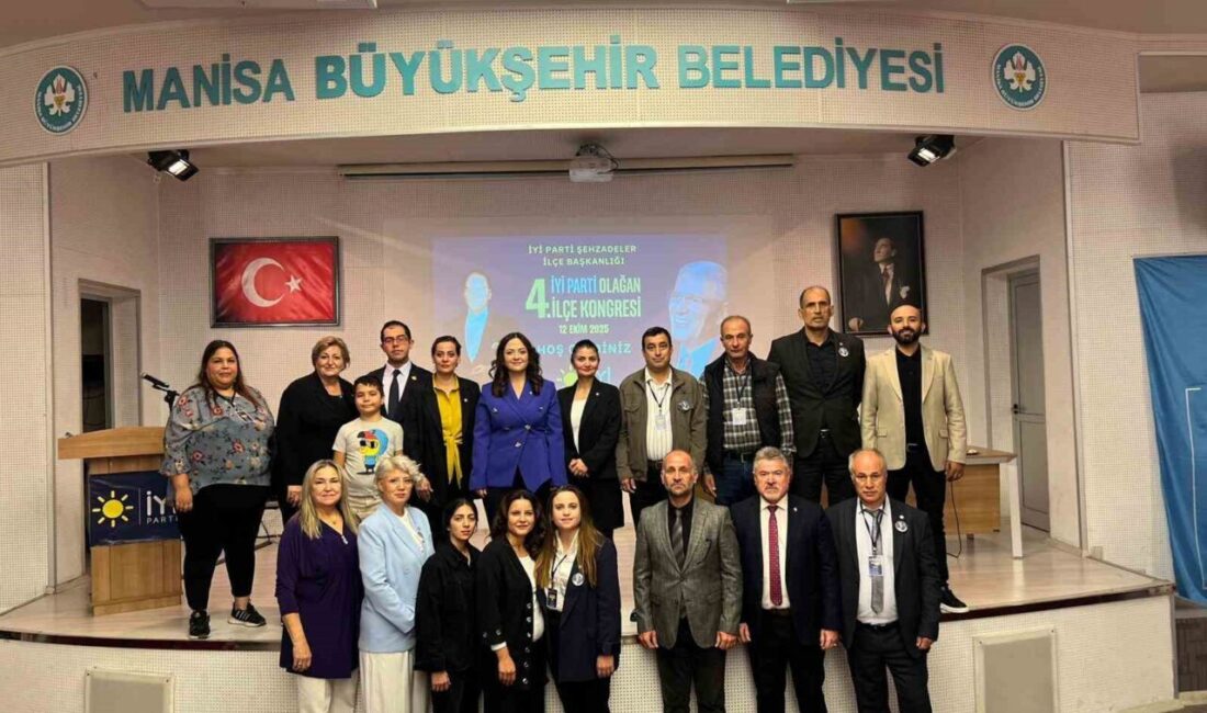 İYİ Parti Şehzadeler İlçe Başkanlığı'nın 4. Olağan Kongresi'nde Gözde Akçakın