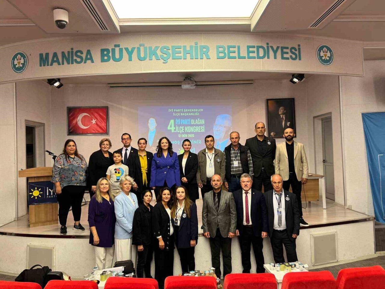 İYİ Parti Şehzadeler İlçe Başkanlığı'nın 4. Olağan Kongresi'nde Gözde Akçakın