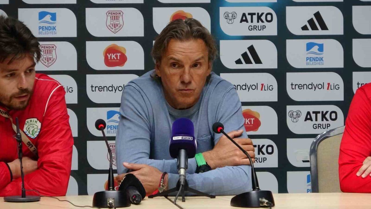 Serikspor, Trendyol 1. Lig'de Pendikspor'a 4-0 yenildi. Maç sonrası teknik