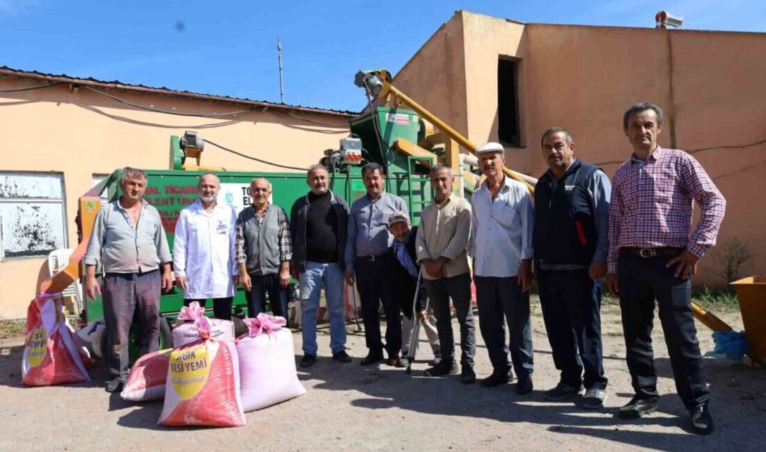 Kocaeli Büyükşehir Belediyesi, çiftçilere yönelik mobil selektör makinesiyle tarımsal üretim