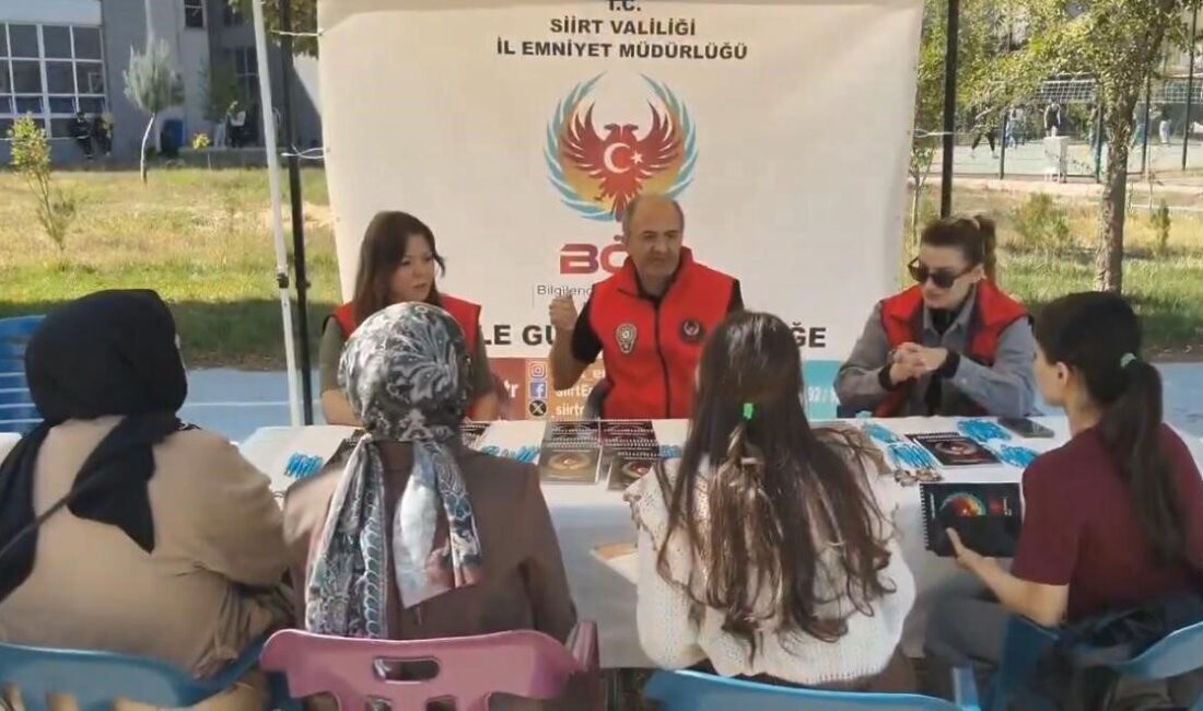 Siirt’te Polisiye Bilgilendirme Faaliyeti, Üniversite Öğrencilerini Hedef Aldı Siirt İl Emniyet Müdürlüğü, Siirt Üniversitesi öğrencilerine terör, siber zorbalık