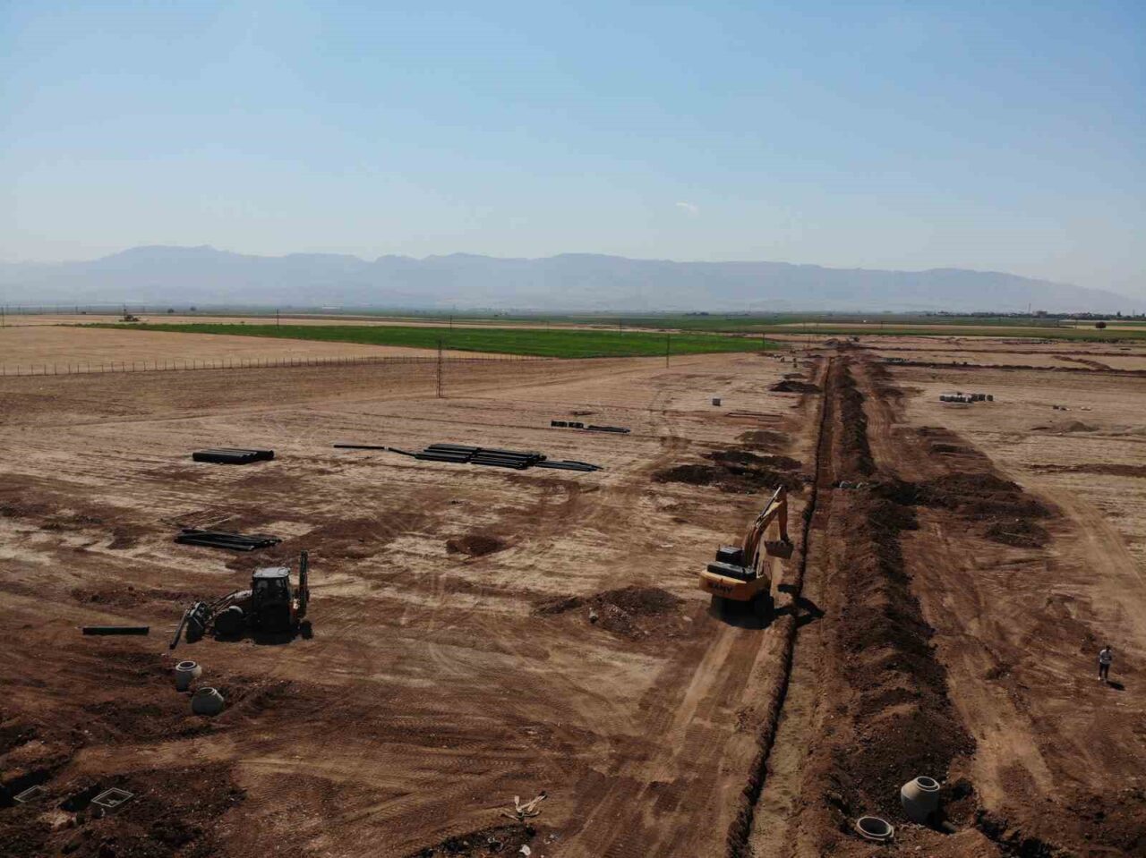 Şırnak'ın Silopi ilçesinde, Tarım ve Orman Bakanlığı'nın koordinasyonunda kurulan Silopi