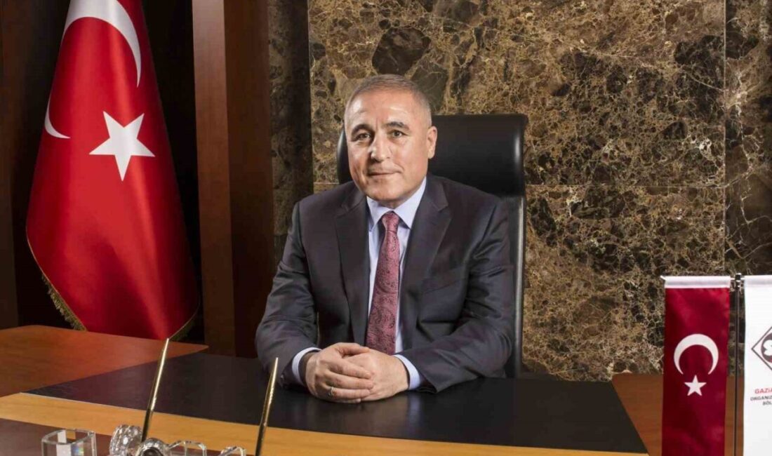 Gaziantep Organize Sanayi Bölgesi Başkanı Cengiz Şimşek, Cumhuriyet’in 102. yılında,