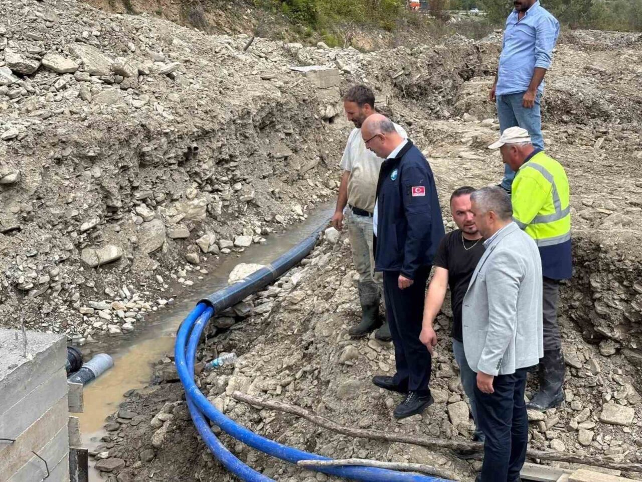 Sinop'ta 11 köyü kapsayan içme suyu projeleri sürerken, Sinop İl
