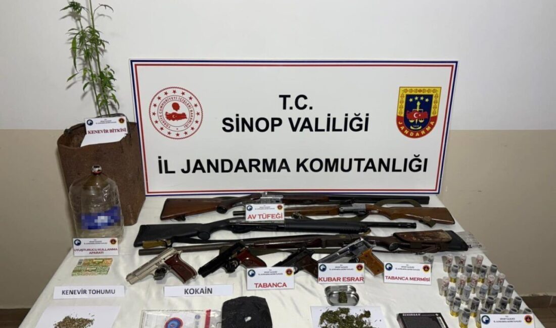 Sinop İl Jandarma Komutanlığı'nın Erfelek'te düzenlediği operasyonda, 10,3 gram kubar