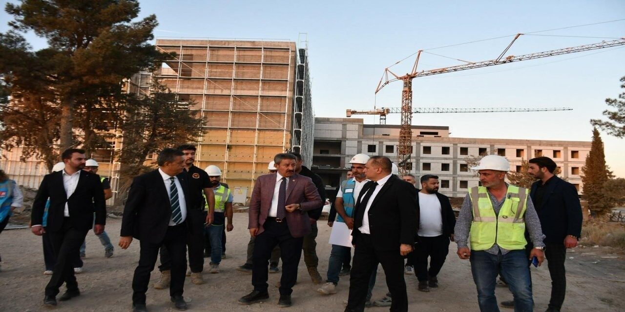 Şırnak’ta Yeni Devlet Hastanesi İnşaatında İnceleme Gerçekleştirildi