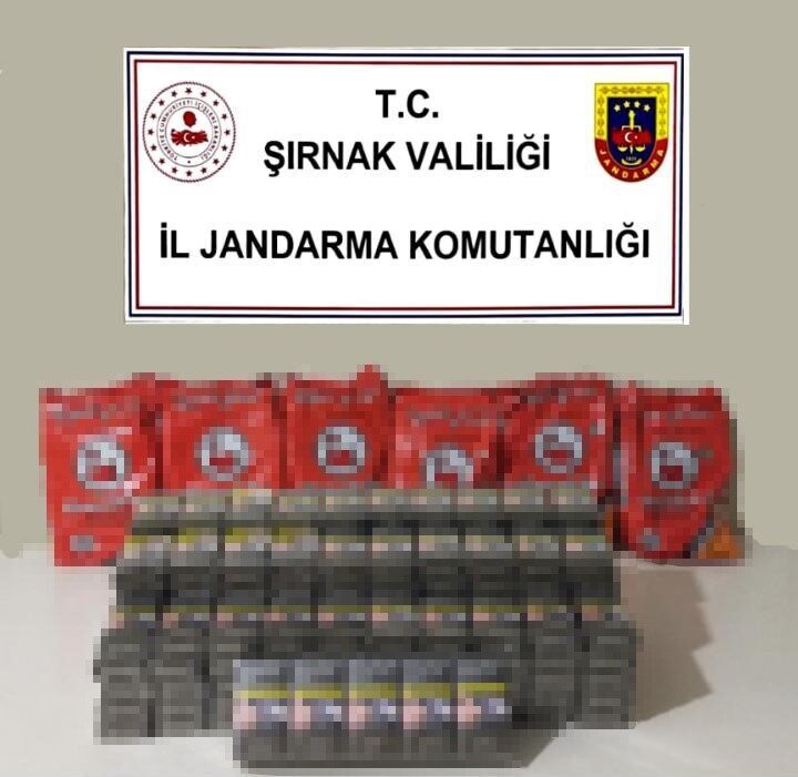 Şırnak'ta Jandarma, 20-26 Ekim tarihlerinde gerçekleştirdiği operasyonlarla kaçakçılığa büyük bir