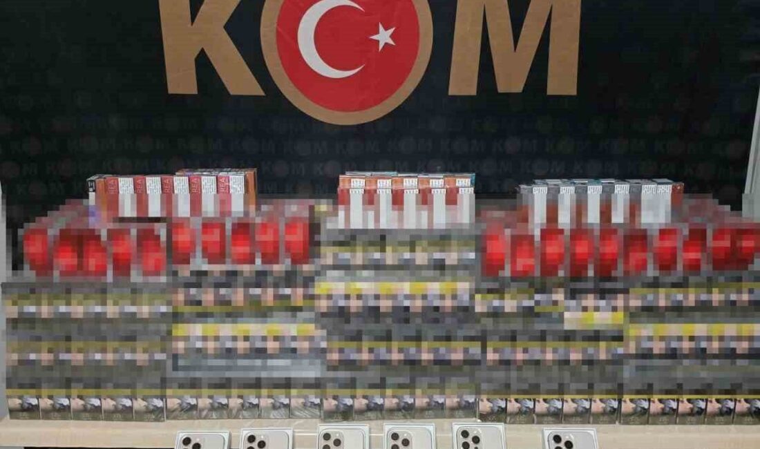 Şırnak'ın Silopi ilçesindeki otogarda gerçekleştirilen operasyonda, piyasa değeri 1 milyon