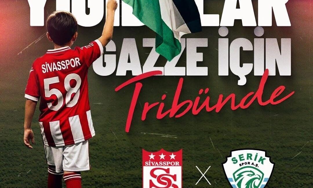 Özbelsan Sivasspor, yarınki Serik Spor karşılaşmasının gelirini Gazze'ye bağışlayacak. Kulüp,