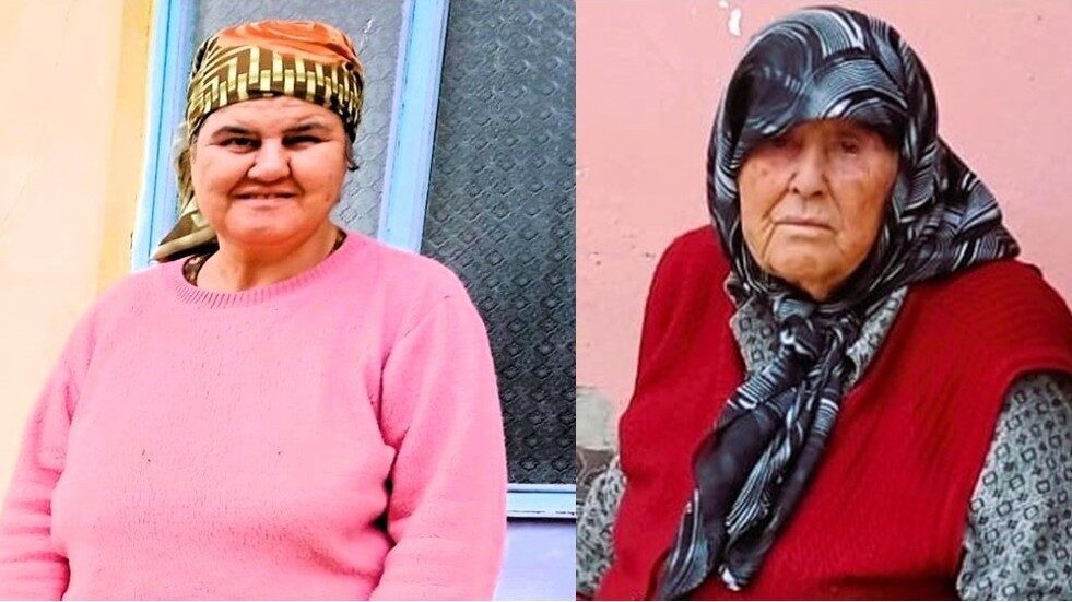 Denizli'nin Acıpayam ilçesinde, 94 yaşındaki Durkadın Kandemir ve 54 yaşındaki