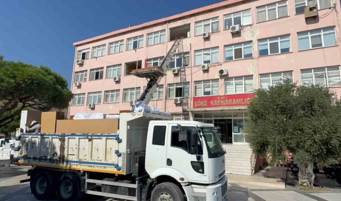 Aydın'ın Söke ilçesinde modern Hükümet Konağı'na taşınma süreci başladı. Kamu