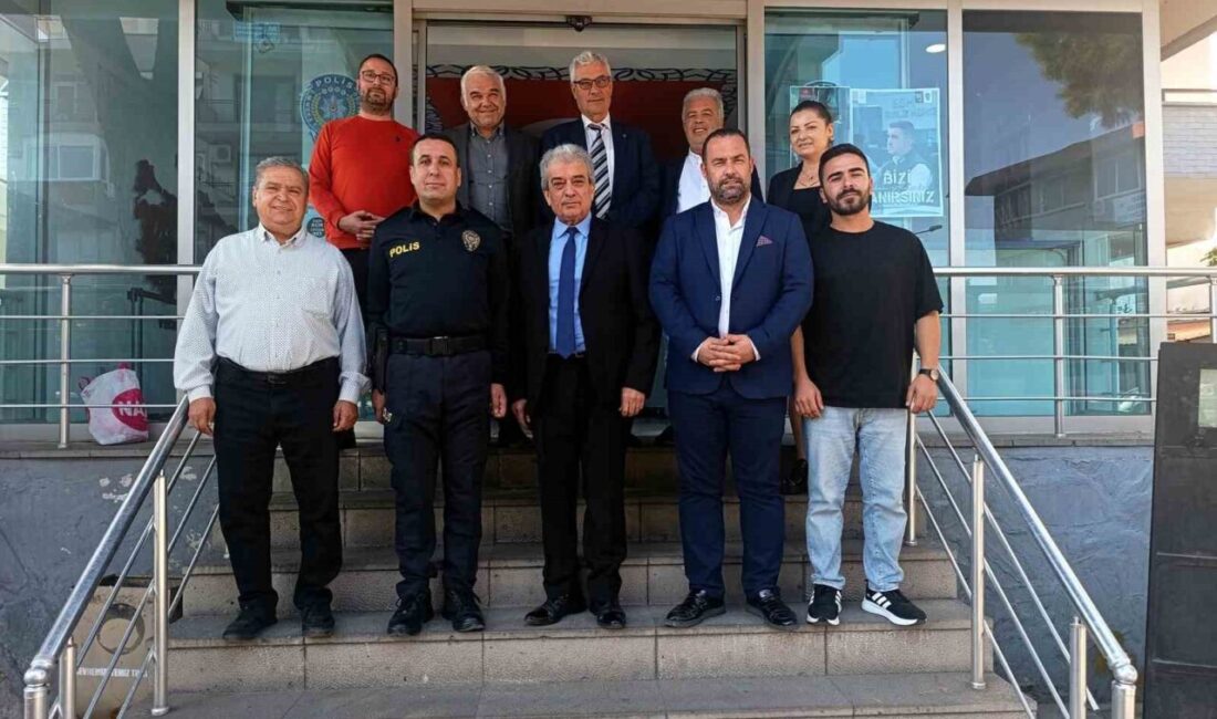 Aydın Gazeteciler Cemiyeti Söke Şubesi’nden Emniyet Müdürü Çetinkaya’ya Ziyaret Gerçekleştirildi Aydın Gazeteciler Cemiyeti Söke Şubesi, yeni İlçe Emniyet Müdürü Fatih