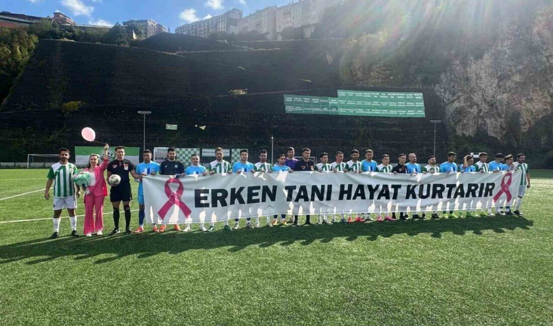 Zonguldak'ta Kozlu Belediyespor, sezon açılışında kanseri yenmiş Nilda Kadam için