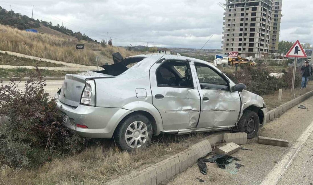 Kastamonu'da O.K. yönetimindeki araç, direksiyon hâkimiyetinin kaybedilmesi sonucu takla attı.