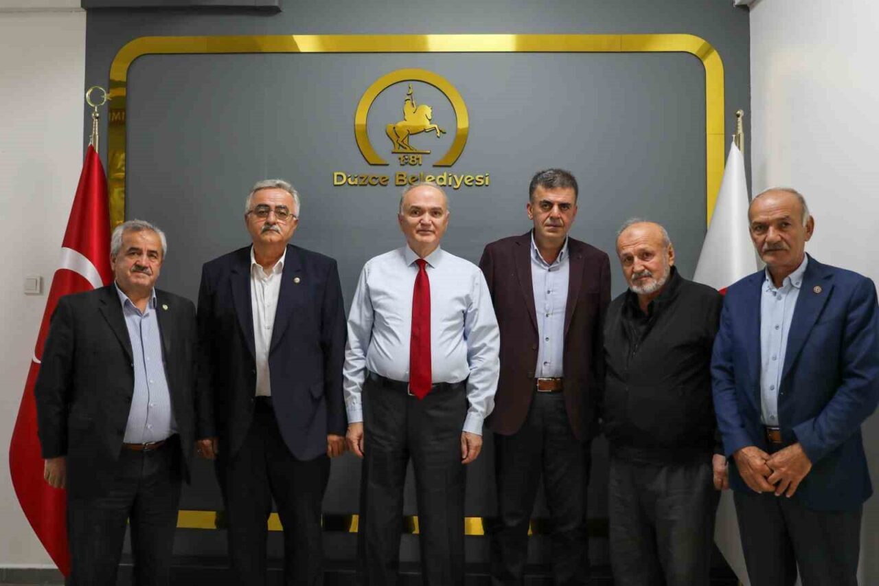 Düzce Belediye Başkanı Dr. Faruk Özlü, Düzce Ziraat Odası Başkanı