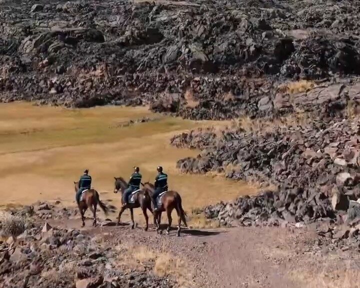 Van İl Jandarma Komutanlığı'na bağlı Atlı Jandarma Timleri, Çaldıran'daki Tendürek