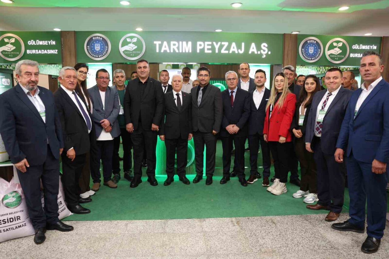 Büyükşehir Belediyesi, AgroGreen Bursa Tarım Fuarı'nda çiftçilere çeşitli desteklerini tanıttı.