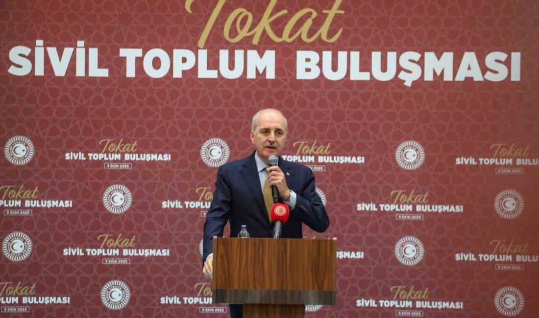TBMM Başkanı Numan Kurtulmuş, Tokat'ta sivil toplum temsilcileriyle bir toplantı