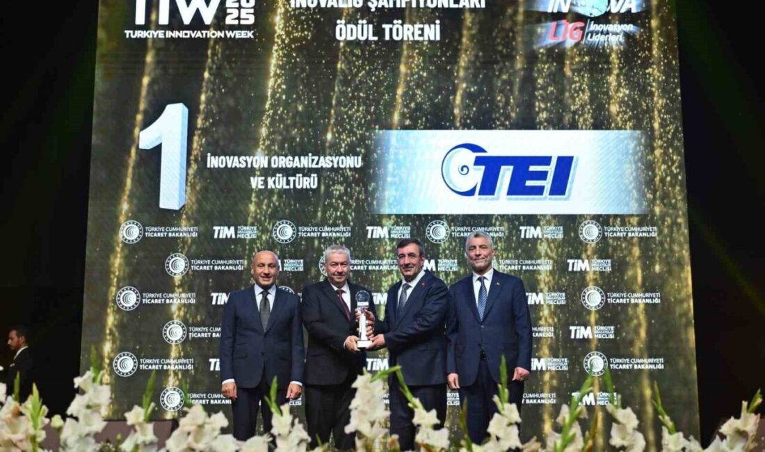 TEI, İnovaLİG 2025 Ödülleri’nde İnovasyon Organizasyonu ve Kültürü Alanında Birinciliğe Ulaşarak Şampiyonluğunu İlan Etti Türkiye’nin ilk inovasyon geliştirme programı İnovaLİG 2025 ödüllerinde TEI, İnovasyon