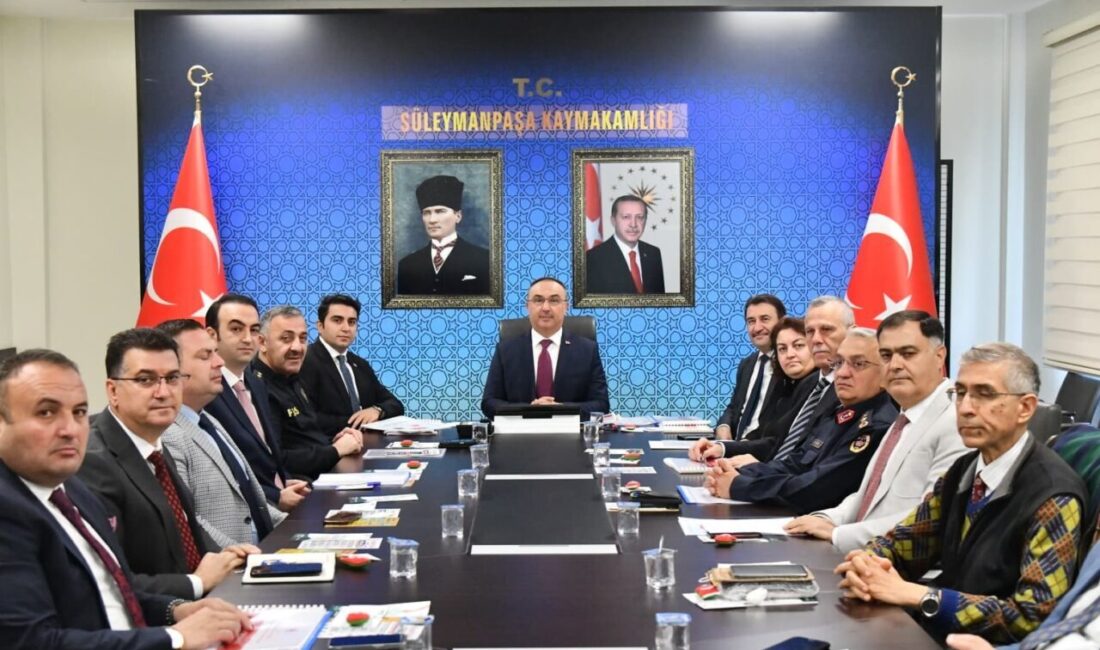 Tekirdağ'da Bağımlılıkla Mücadele İl Koordinasyon Kurulu Toplantısı, Vali Recep Soytürk'ün