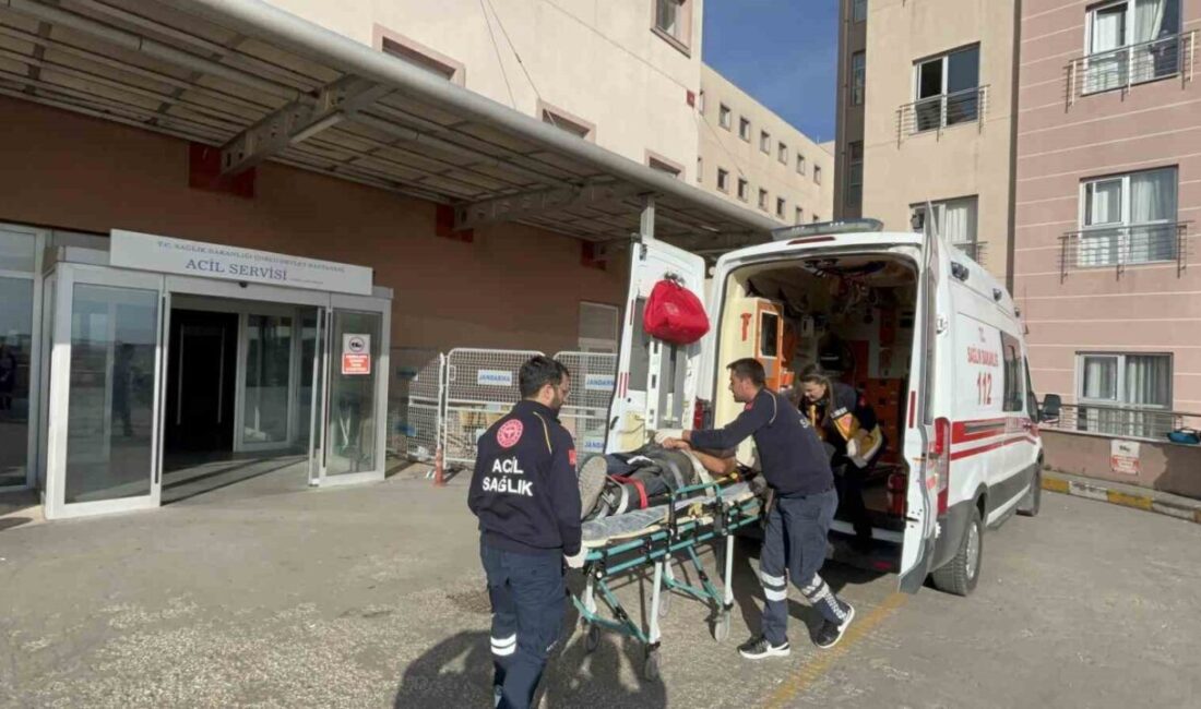 Tekirdağ'ın Ergene ilçesinde inşaat işçisi Ş.G. (50), iskeleden düşerek ağır