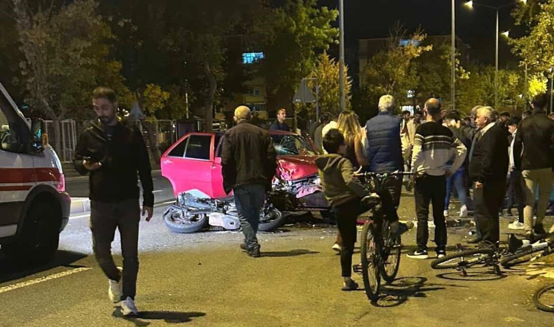 Tekirdağ’ın Muratlı ilçesinde, Mustafa Kemal Caddesi'nde meydana gelen trafik kazasında