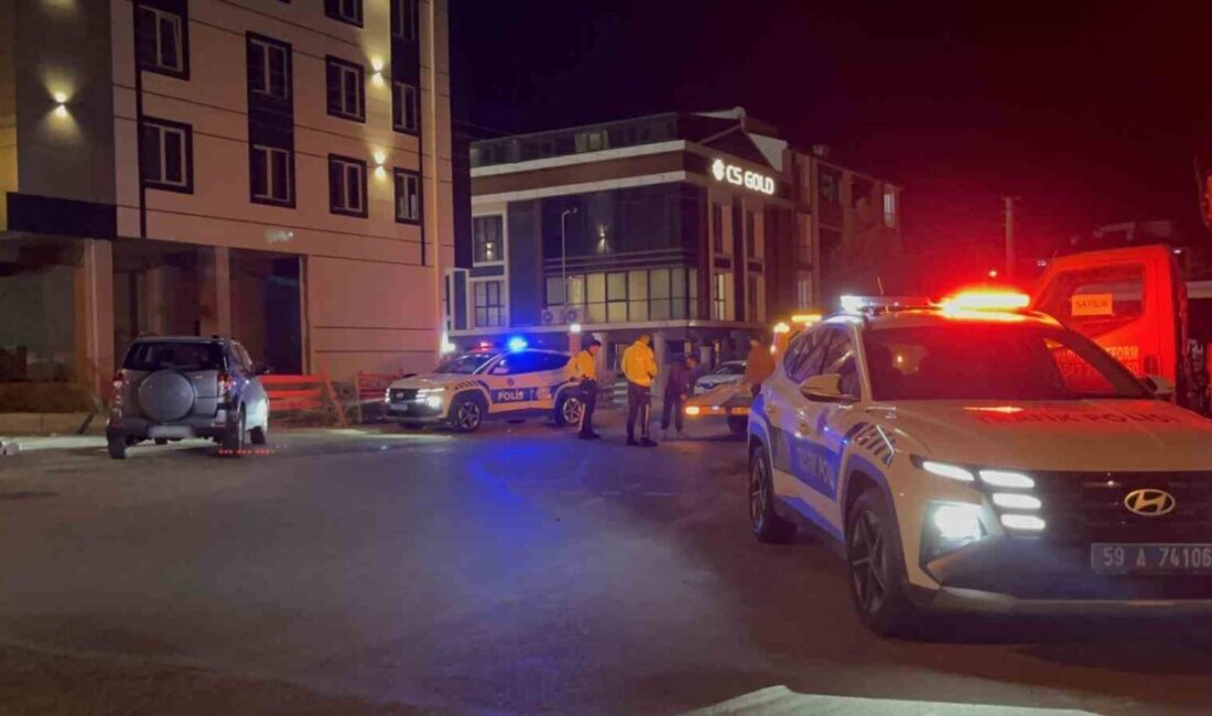 Tekirdağ Çorlu'da Devriye Ekipler Büro Amirliği, kavga ihbarı üzerine bir