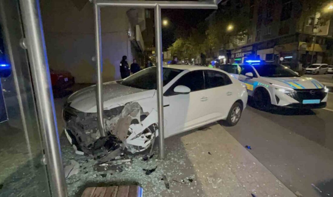 Tekirdağ'ın Çorlu ilçesinde, alkollü sürücü A.Ö. polisin 'dur' ikazına uymayarak