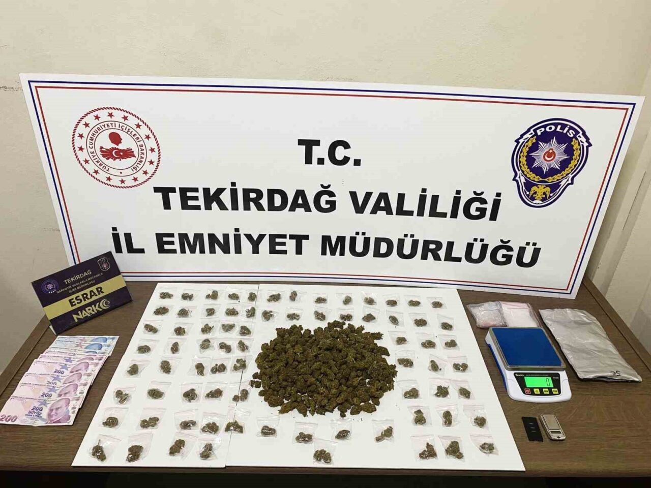 Tekirdağ İl Emniyet Müdürlüğü, 20-27 Ekim 2025 tarihleri arasında düzenlenen
