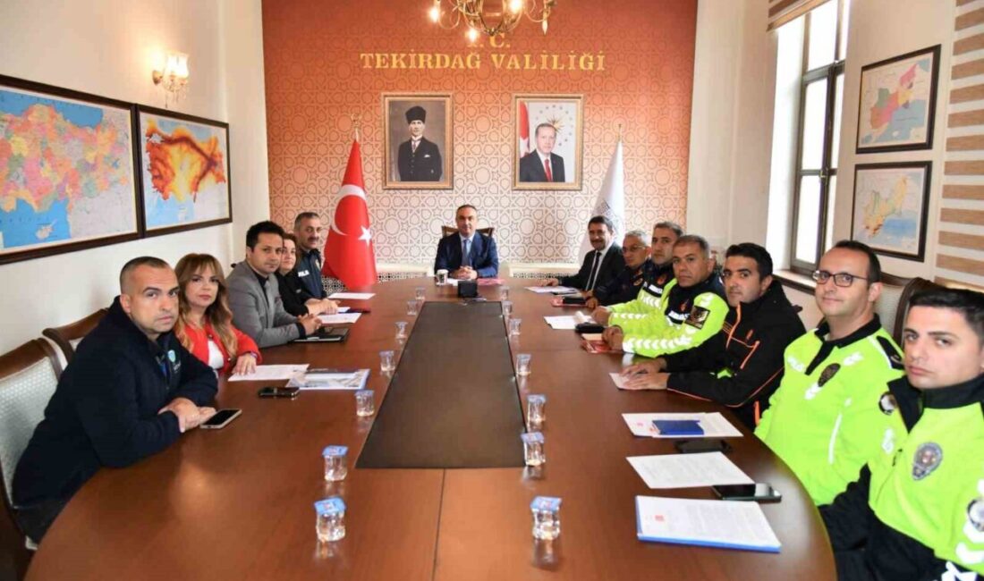 Türkiye, 2030 hedefleri doğrultusunda trafik kazalarını yarıya indirmek için Tekirdağ'da