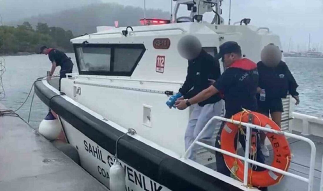 Marmaris açıklarında bir özel teknede yaralanan vatandaşa, Sahil Güvenlik ekipleri
