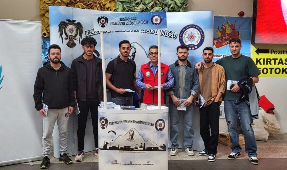 Erzincan İl Emniyet Müdürlüğü TEM Şube Müdürlüğü, yeni kaydolan üniversite