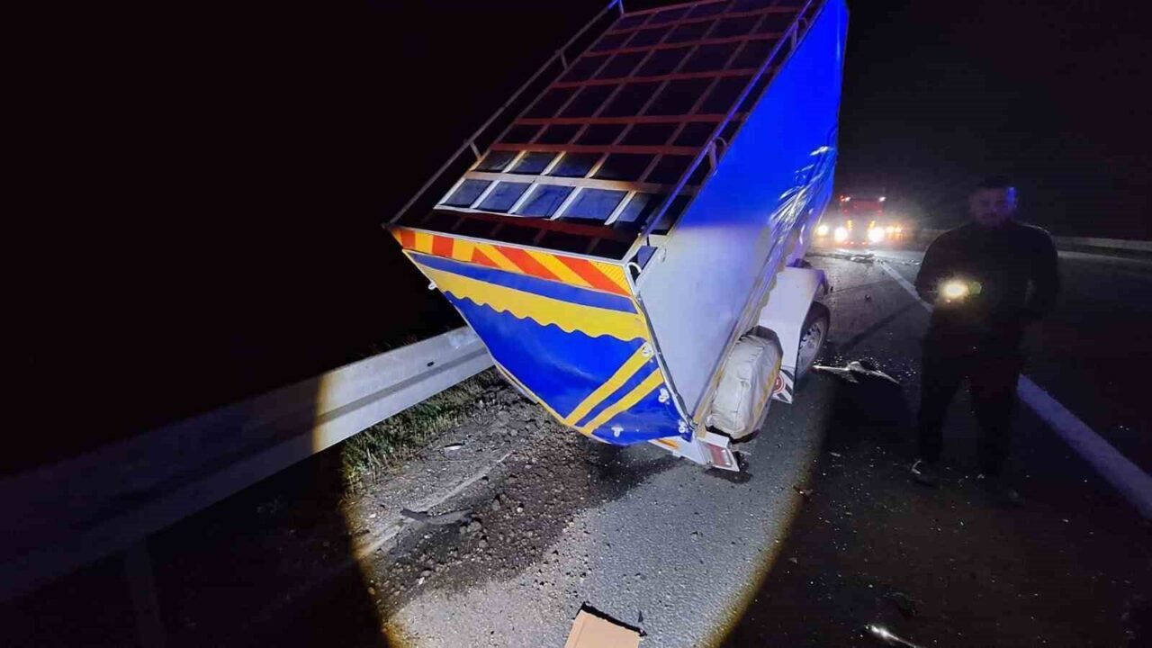 TEM Otoyolu Bolu geçişinde sürücü Tuncay Ö.'nün kontrolünü kaybetmesi sonucu