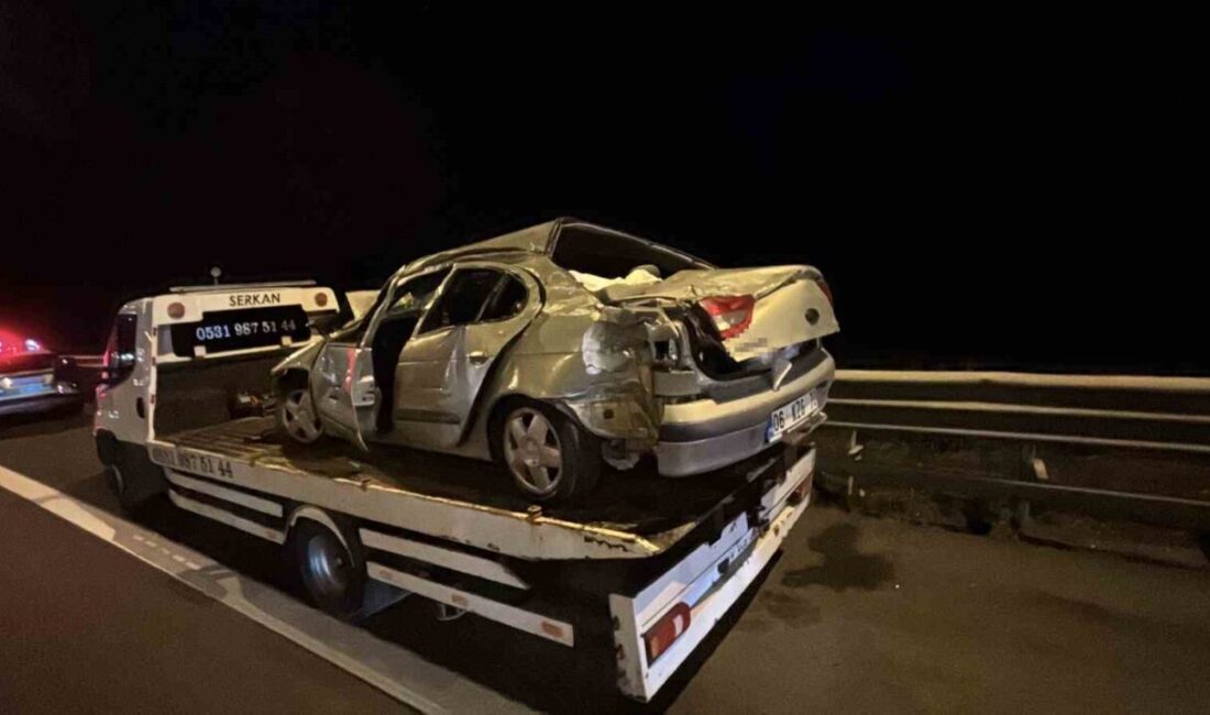 Bolu Dağı Tüneli’nde bariyerlere çarpan otomobilde 1’i ağır 3 yaralı var Bolu Dağı Tüneli çıkışında Zeynep O.'nun kullandığı otomobil bariyerlere çarparak