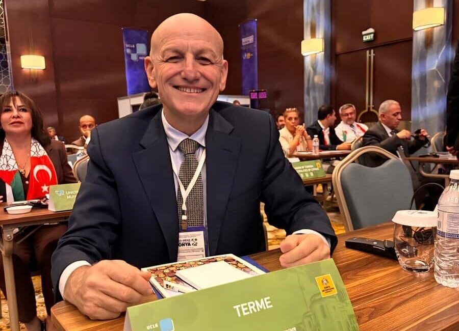 Samsun’un Terme Belediye Başkanı Şenol Kul, UCLG-MEWA Kongresi'nde Terme'yi uluslararası