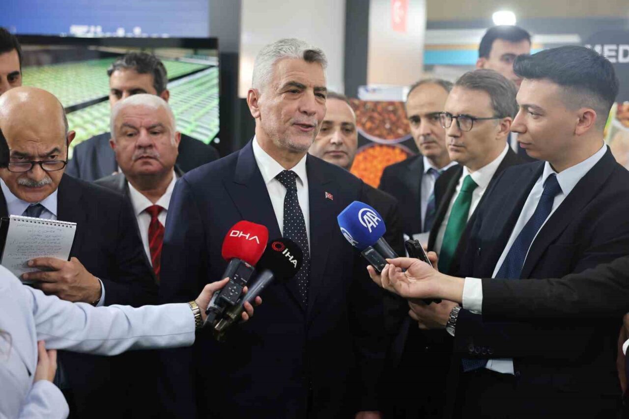 Ticaret Bakanı Ömer Bolat, Irak'ta Türk İhraç Ürünleri Fuarı'nın açılışında,