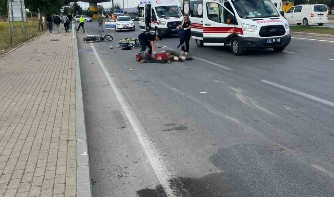 Afyonkarahisar'da bir tır, motosiklete çarparak 24 yaşındaki O.S.E. ve 21