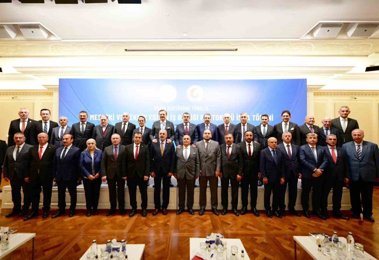 TOBB Başkanı Rifat Hisarcıklıoğlu, MEB ile imzaladıkları protokol ile tarım