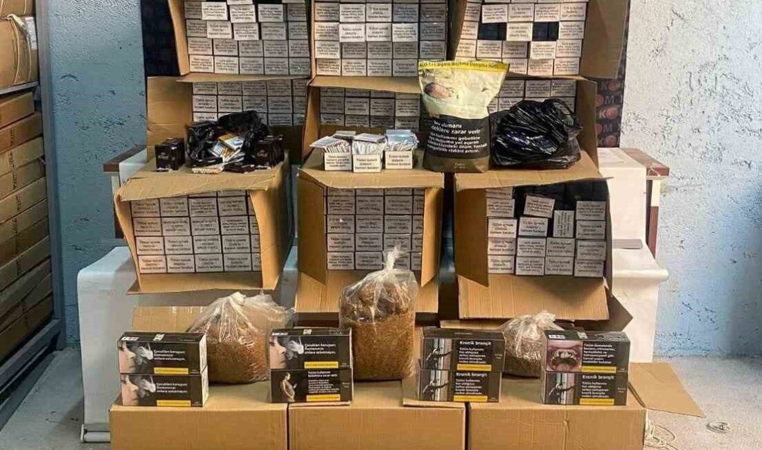 Tokat'ın Zile ilçesinde düzenlenen operasyonda, 180 bin sahte bandrollü makaron,