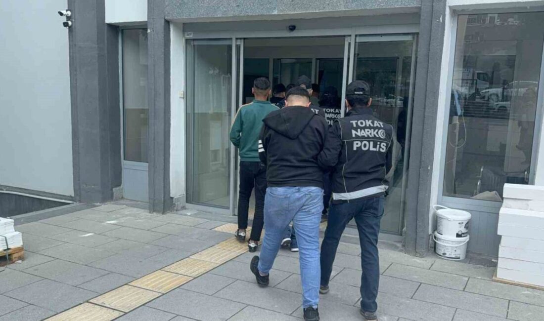 Tokat'ta Narkotik ekipleri, uyuşturucu madde ticaretine yönelik bir operasyonda 90